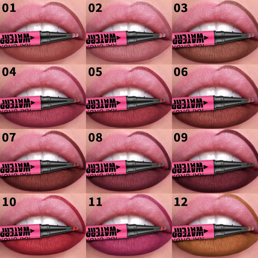 Liquid Matte Lipliner Pencil – Waterproof Lip Contour
