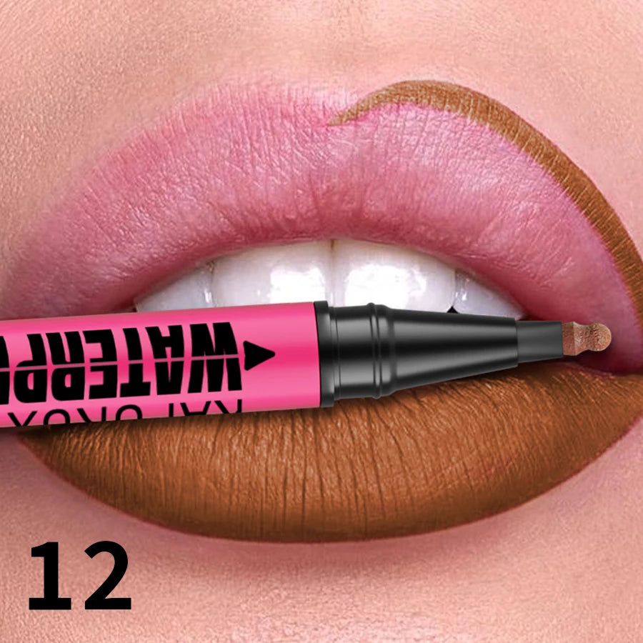 Liquid Matte Lipliner Pencil – Waterproof Lip Contour