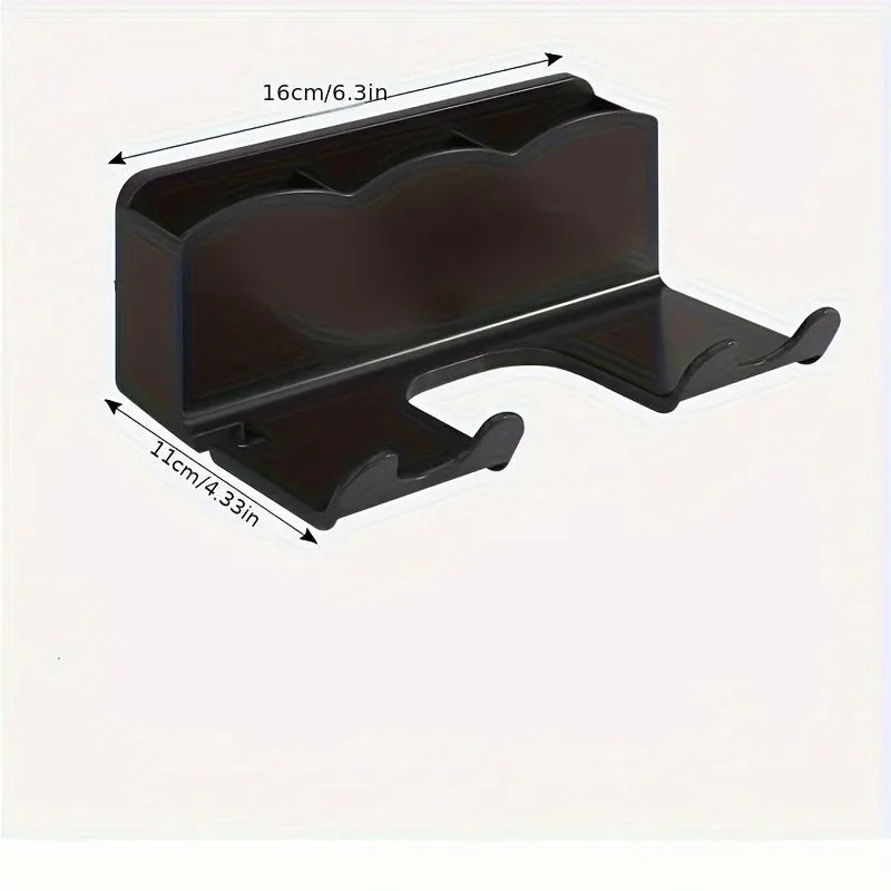 Beautify-Skin Hair Dryer Storage Rack – Wall Mounted Bathroom Organizer