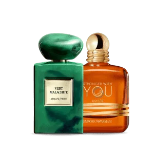 Perfume and fragrance collection with luxury scent bottles for men and women